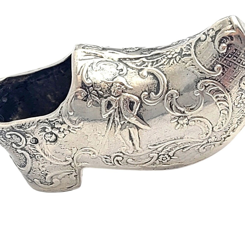 Dutch Import 835 Silver Clog #12254