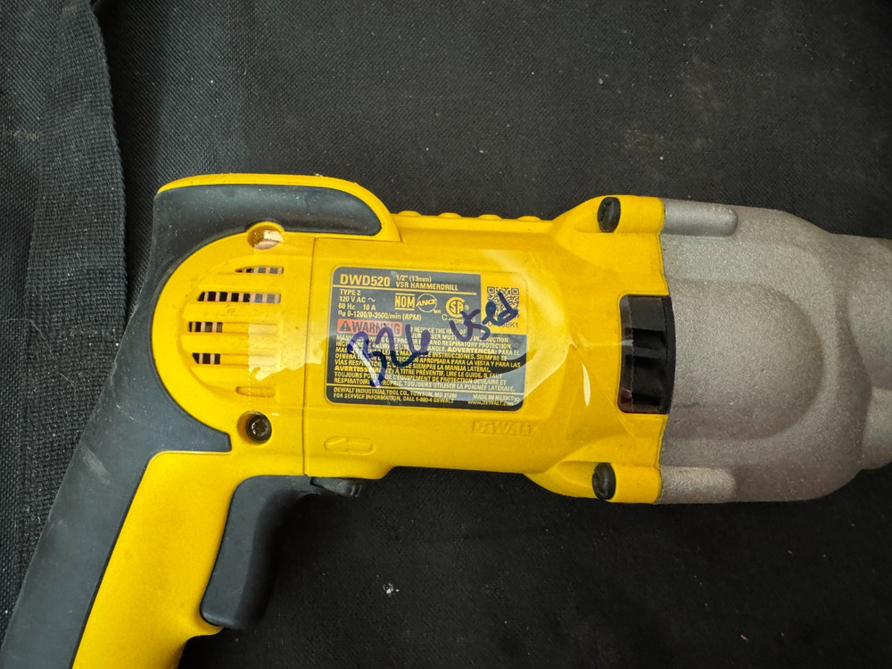 DEWALT 10 Amp 1/2 in. Variable Speed Reversible Pistol Grip Hammer Drill
