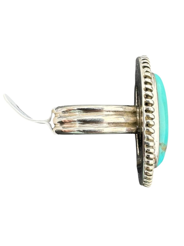 Kingman Turquoise Solid 925 Sterling Silver Ring – The Perfect Turquoise Ring 10