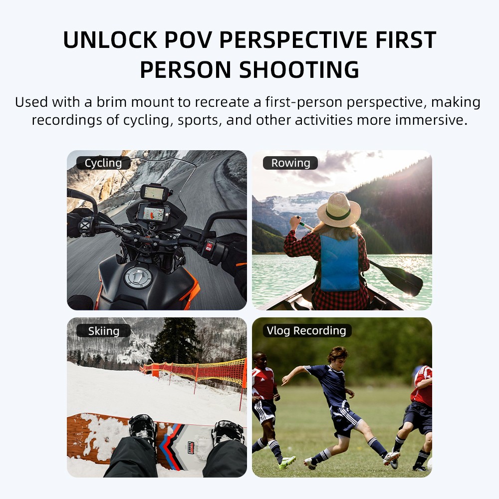 Cap Mount Clip Mount For Insta360 Go Ultra Camera Vertical Horizontal Adjustable