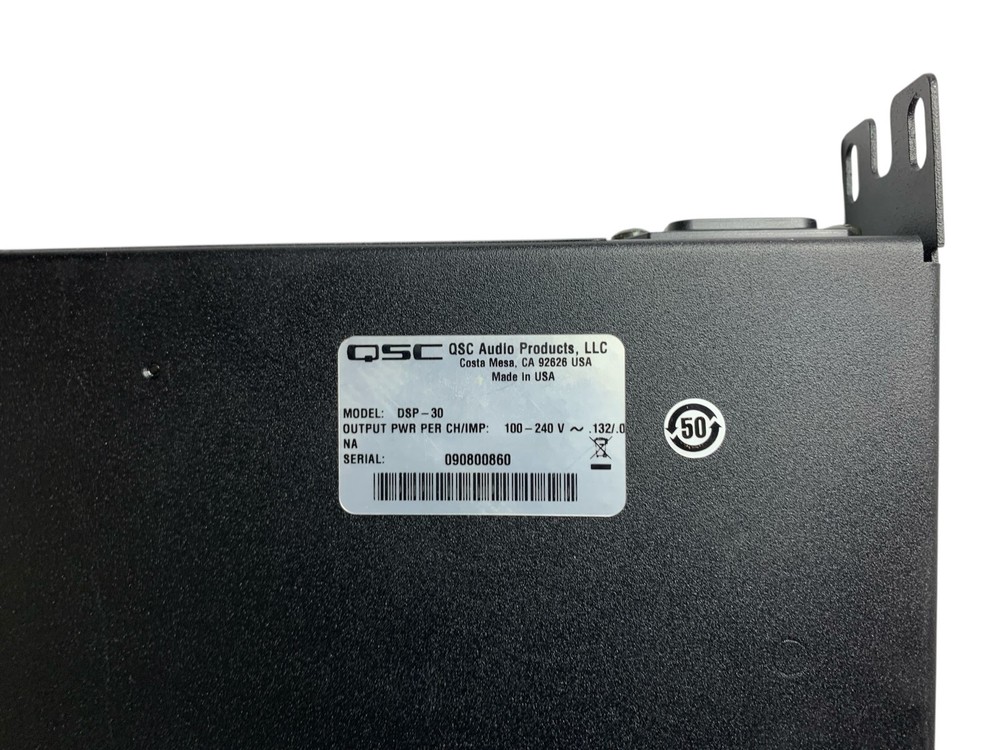 QSC DSP-30 Audio Computer Configurable Digital Signal Processor