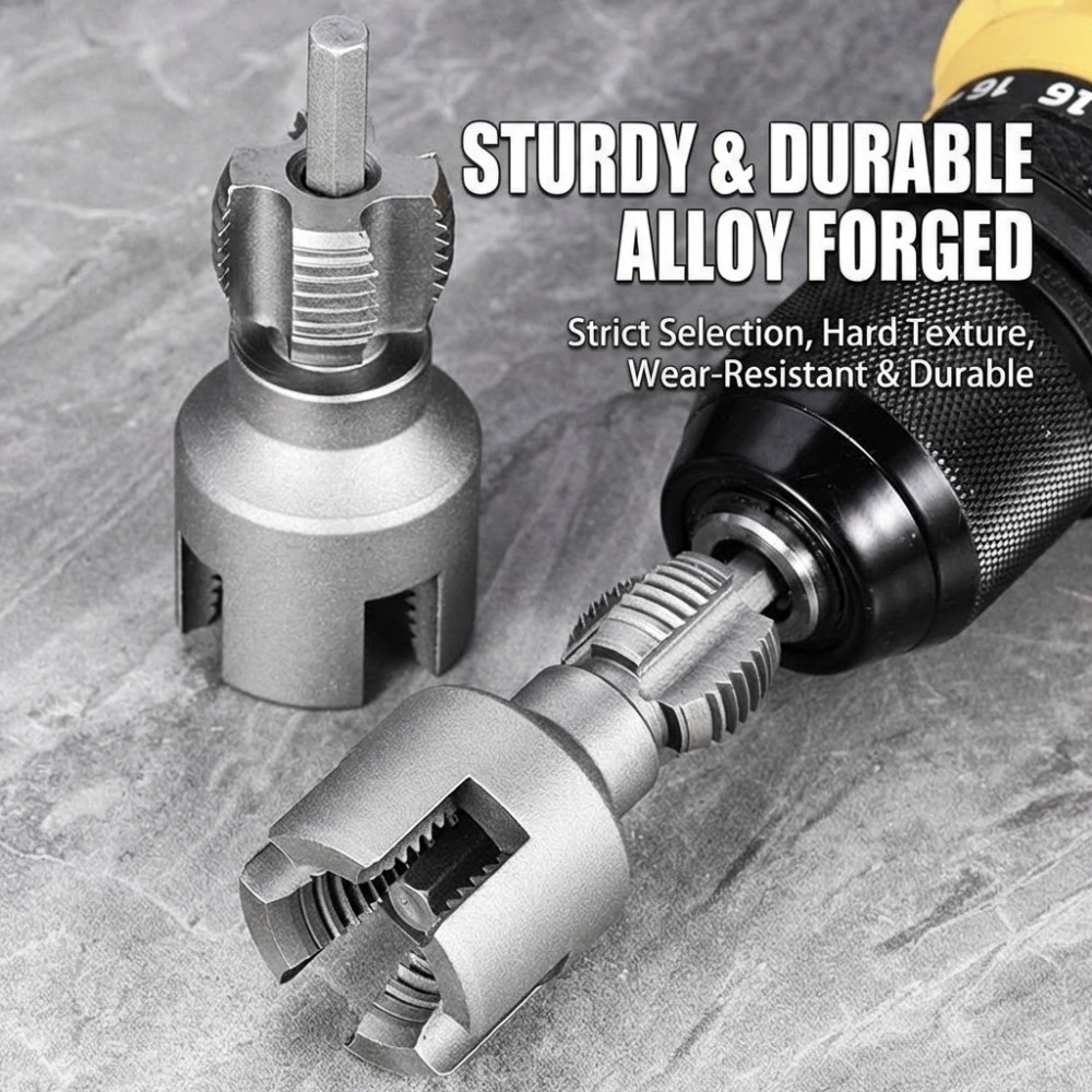 Professional Pipe Threader Tool for Internal and External Plumbing Threads