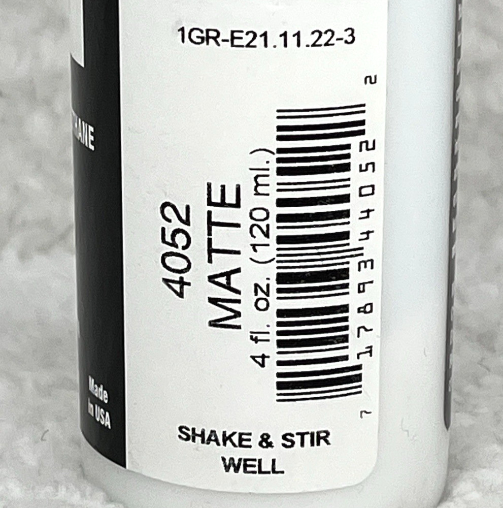 Createx Colors UVLS Matte Clear 4 oz.