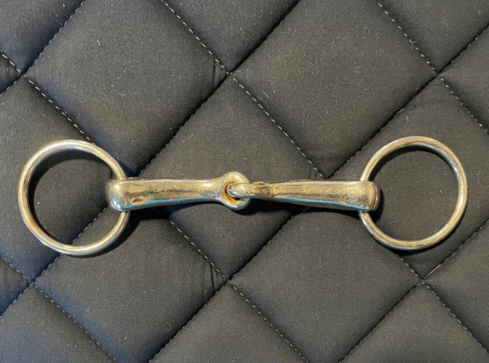 O Ring Metal Jointed Snaffle Bit 4.5”