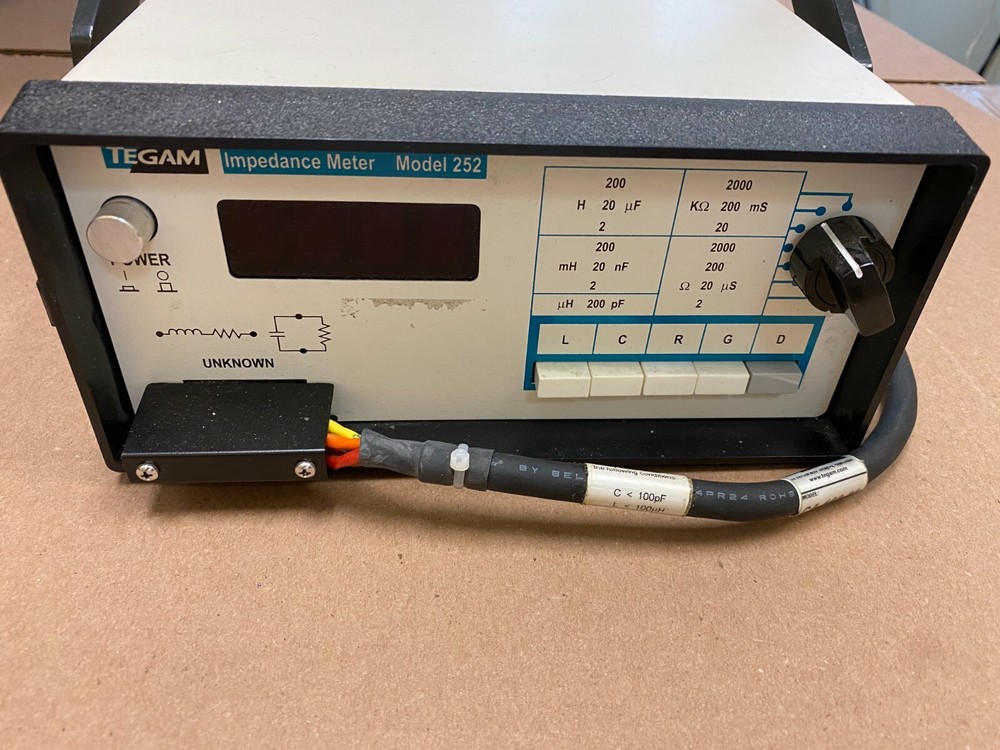 Tegam Impedance Meters Model 252; Good Condition