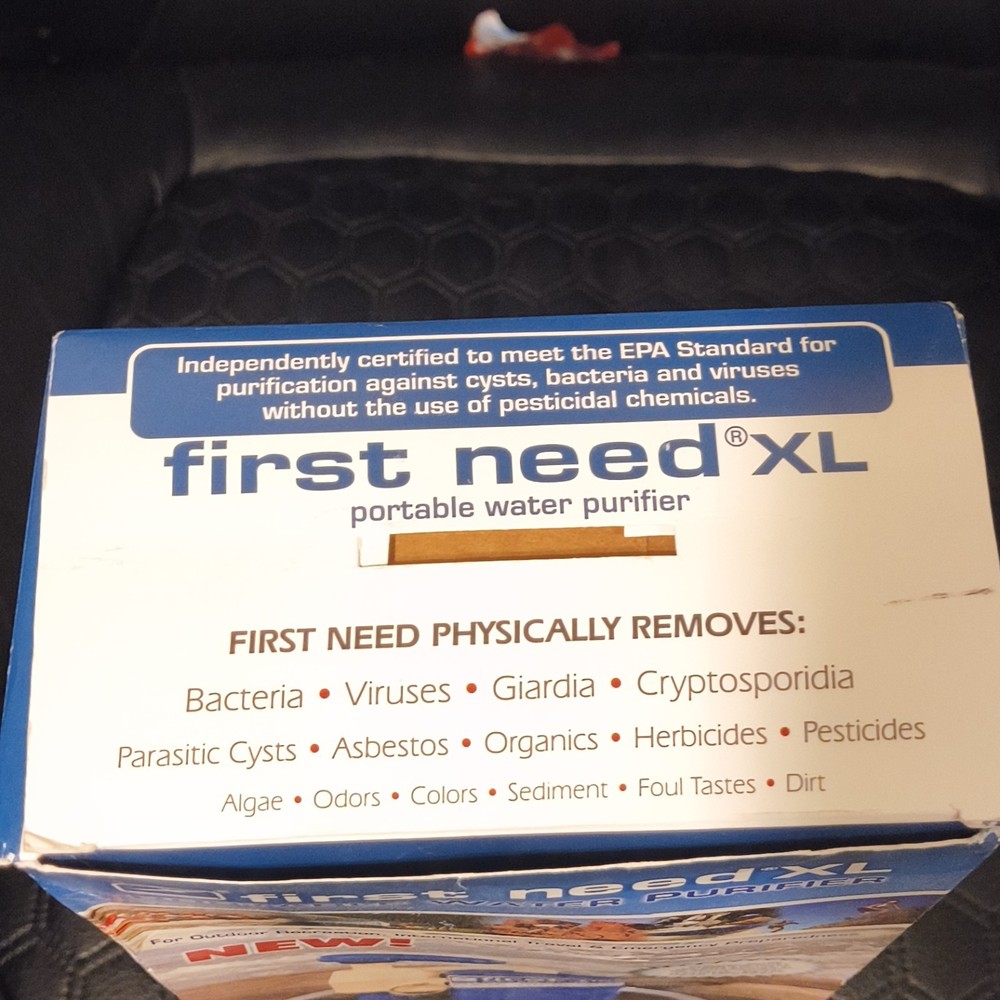 General Ecology First Need XL Portable Water Purifier Pump, Structured Matrix, …