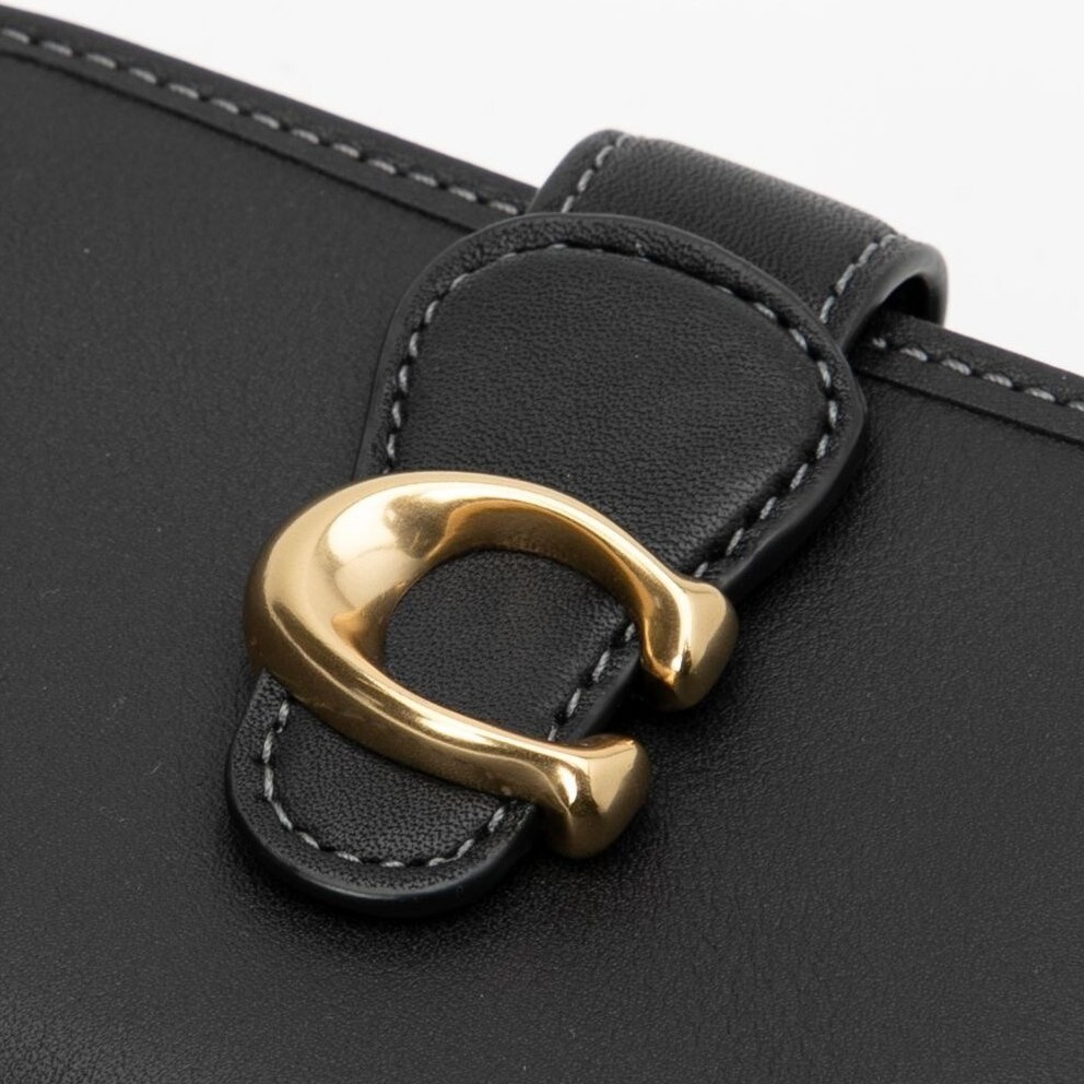 COACH Tabby Medium Wallet Leather Black CA193 outlet New With Box