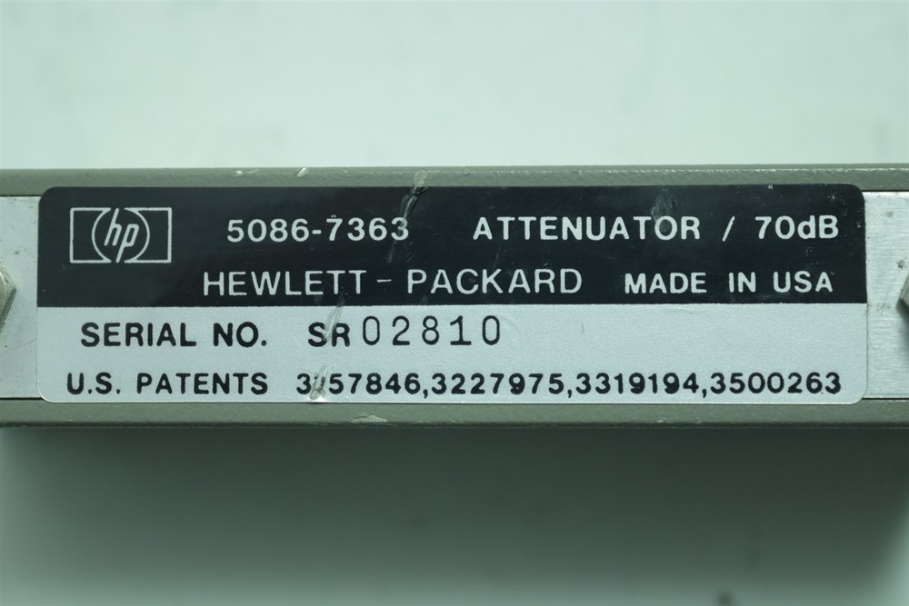 HP Agilent 5086-7363 70dB Programmable Step Attenuator