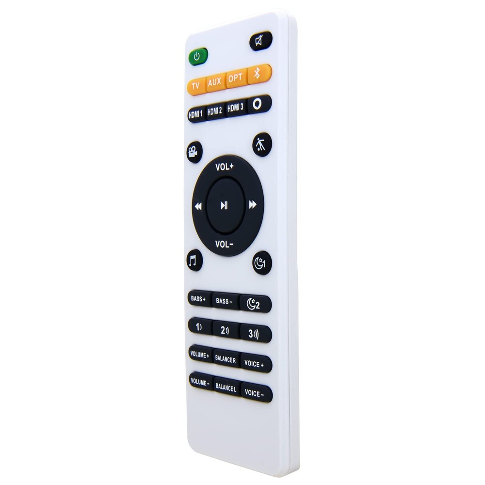 GENGQIANSI New Remote Control Fit for Polk React & Command Sound Bars black