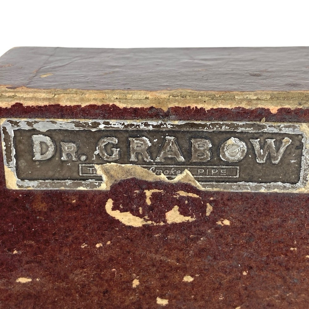Vintage Dr Grabow Pipe Box Empty Display
