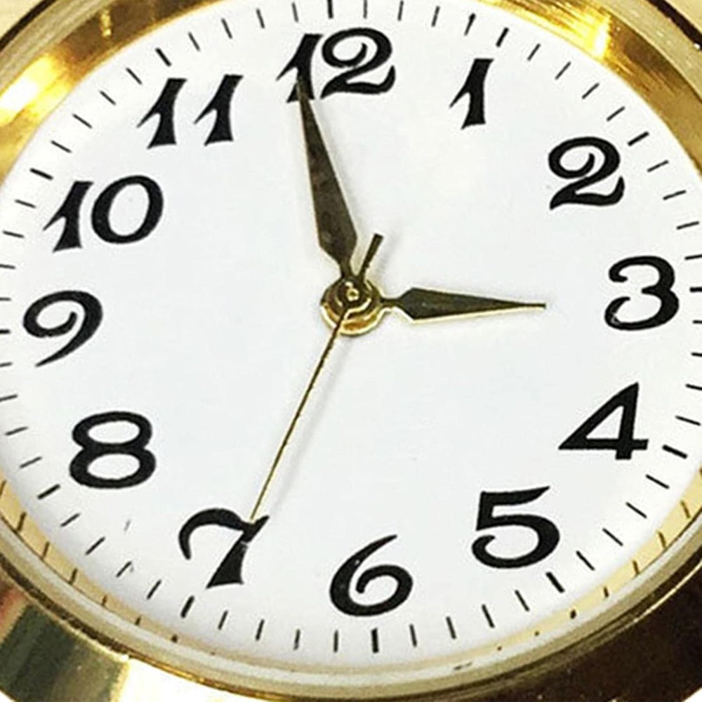 1-7/16'' (36 mm) Clock Insert Arabic Numerals Clock Face for Diameter 1-3/8'' Ho