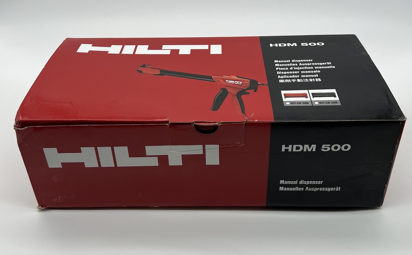 HILTI HDM 500 DISPENSER EPOXY #2101993 W/CARDRIGE HIT-CR 500“ NEW OPEN BOX”