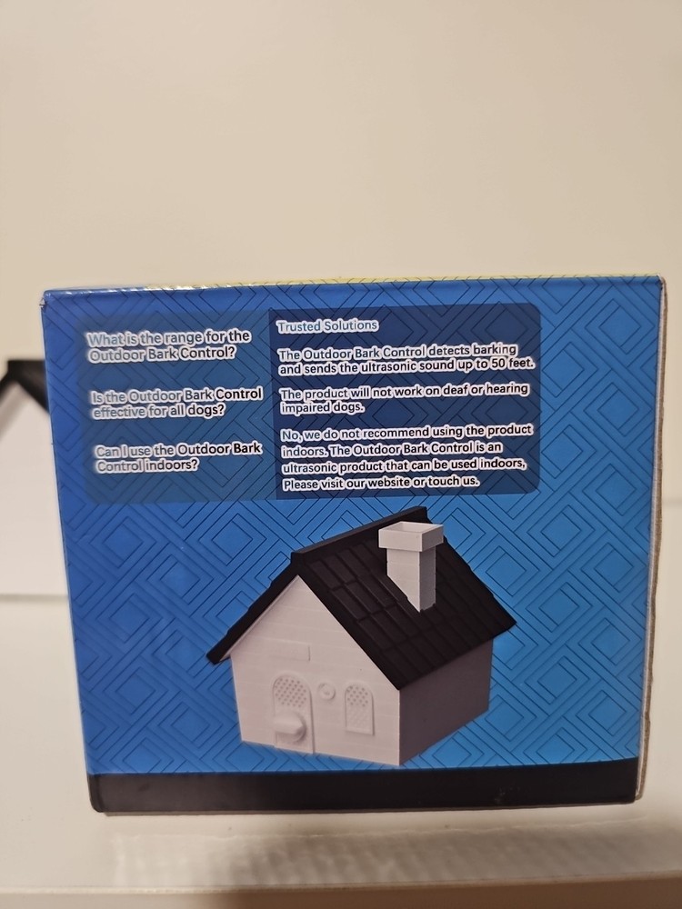 Sonic Bark Control Device Home design . open box and tested