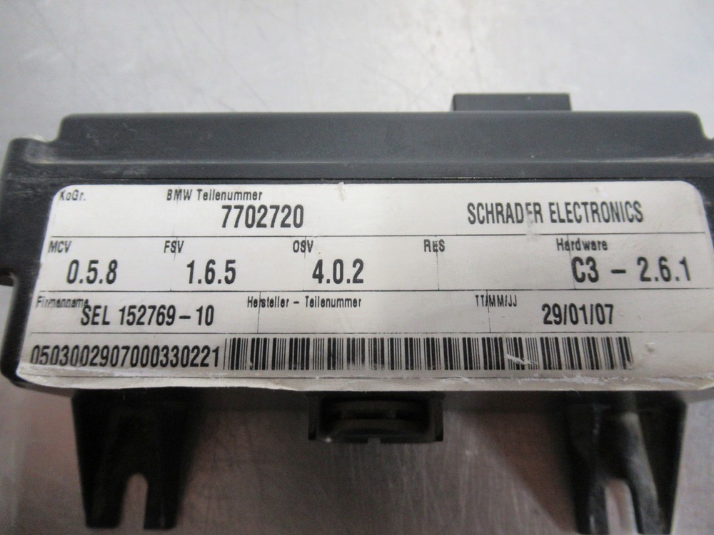 EB962 2007 BMW K1200GT RDC CONTROL UNIT