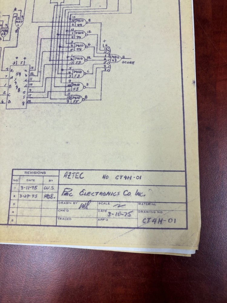 ORIGINAL-PMC ELECTRONICS-AZTEC-SCHEMATICS