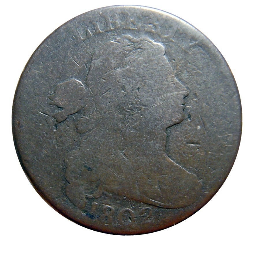 Large cent/penny 1802 Sheldon 237 "widest date"