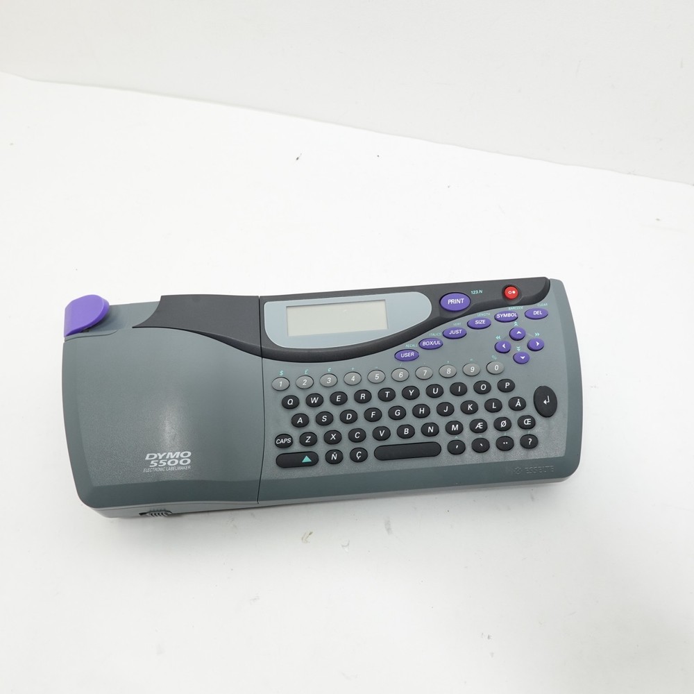 Dymo 5500 Electronic Label Maker NO batteries or adapter