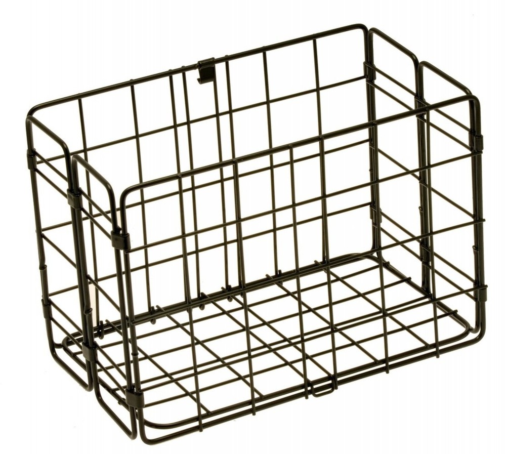 Wald 582 Folding Rear Bicycle Basket Black