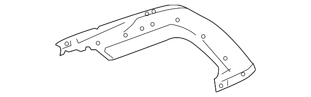 Genuine GM Upper Quarter Panel 15102211