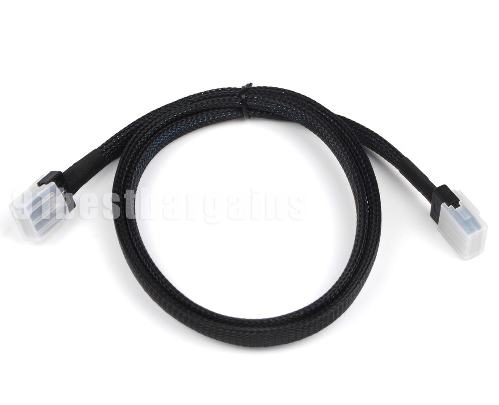 2Pcs SFF-8087 to SFF-8087 Internal Mini SAS 36Pin Server Hard Disk RAID Cable 1m