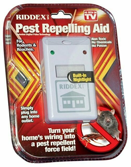 Riddex Plus Electronic Rodent and Pest Repeller 2 pk