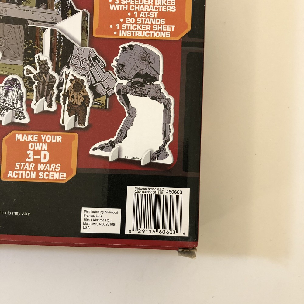 Star Wars Create It! 3-D Activity Action Scene Set Brand New open box