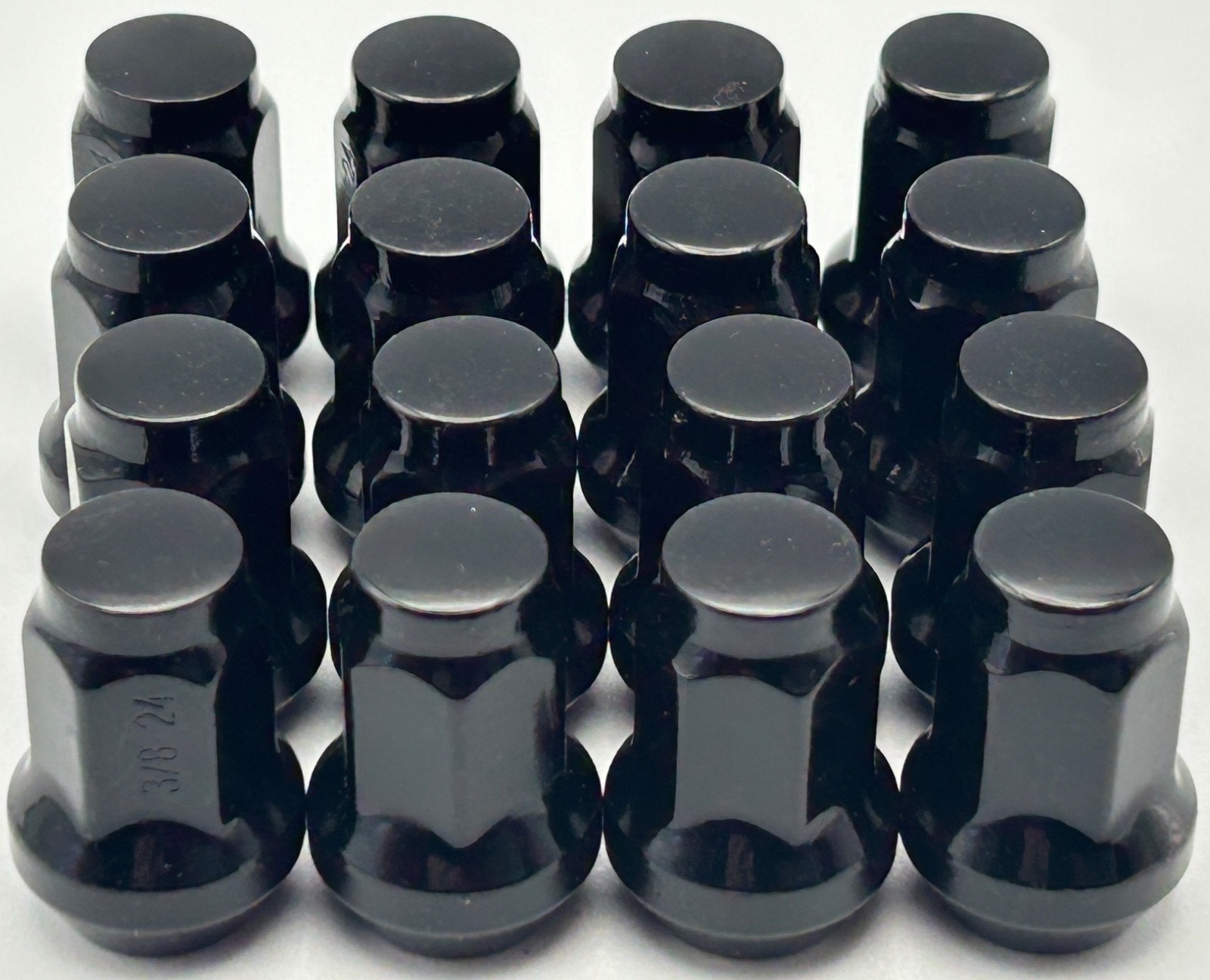 16 Lug Nuts 2010–2022 Polaris RANGER EV Wheel Rim Tapered Nut Black