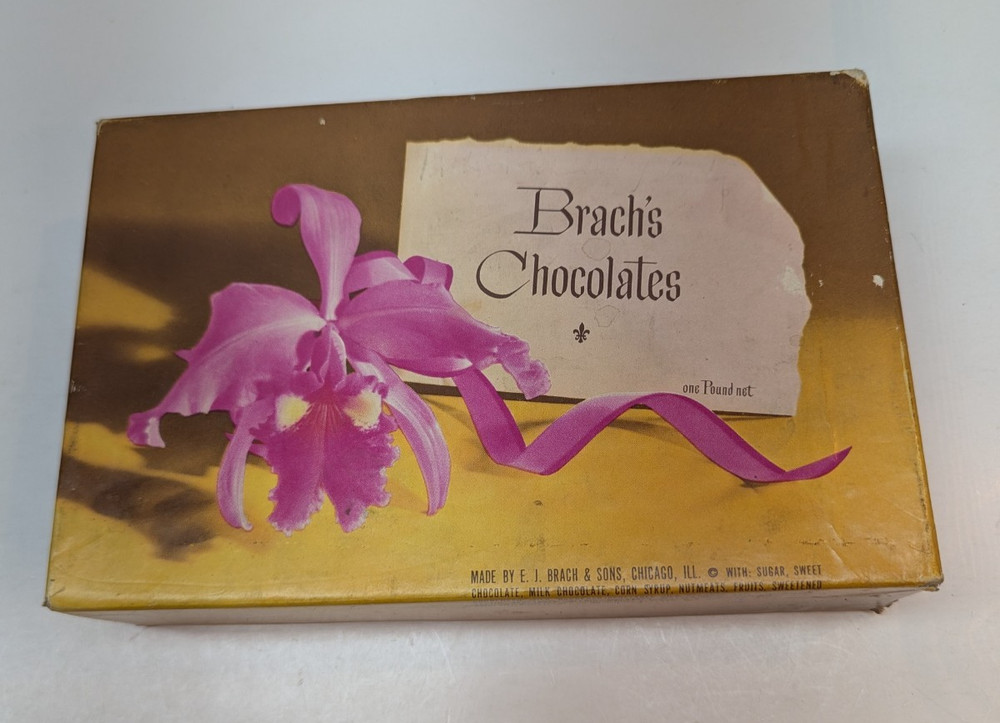 Vintage Brach's Chocolates Candy Empty Box Only