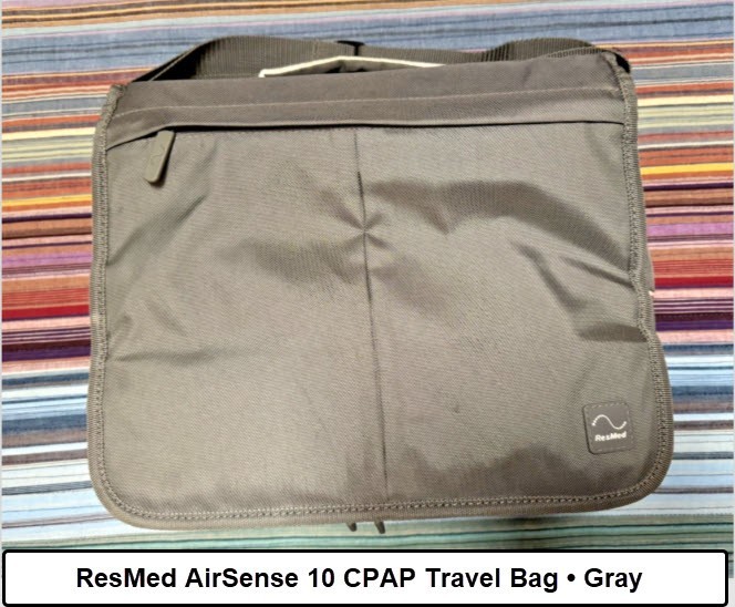 ResMed AirSense 10 CPAP Silver Travel Bag Shoulder Tote *Carry Case ONLY
