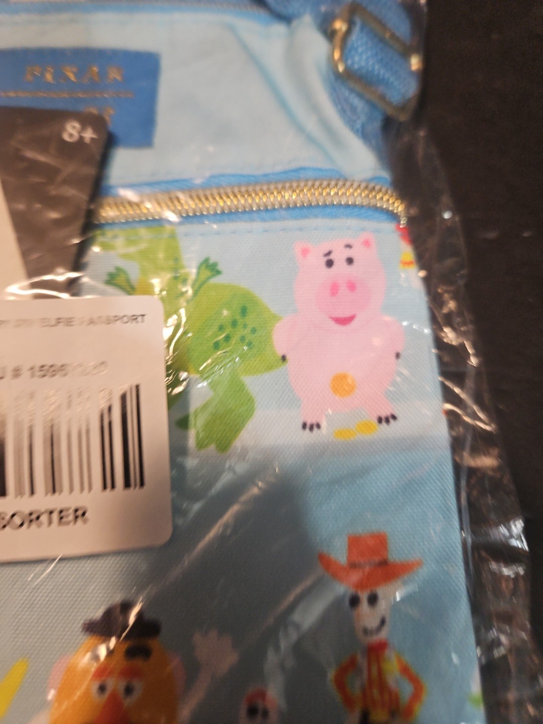 Disney Pixar Toy Story Chelsea Passport Crossbody Bag Rare