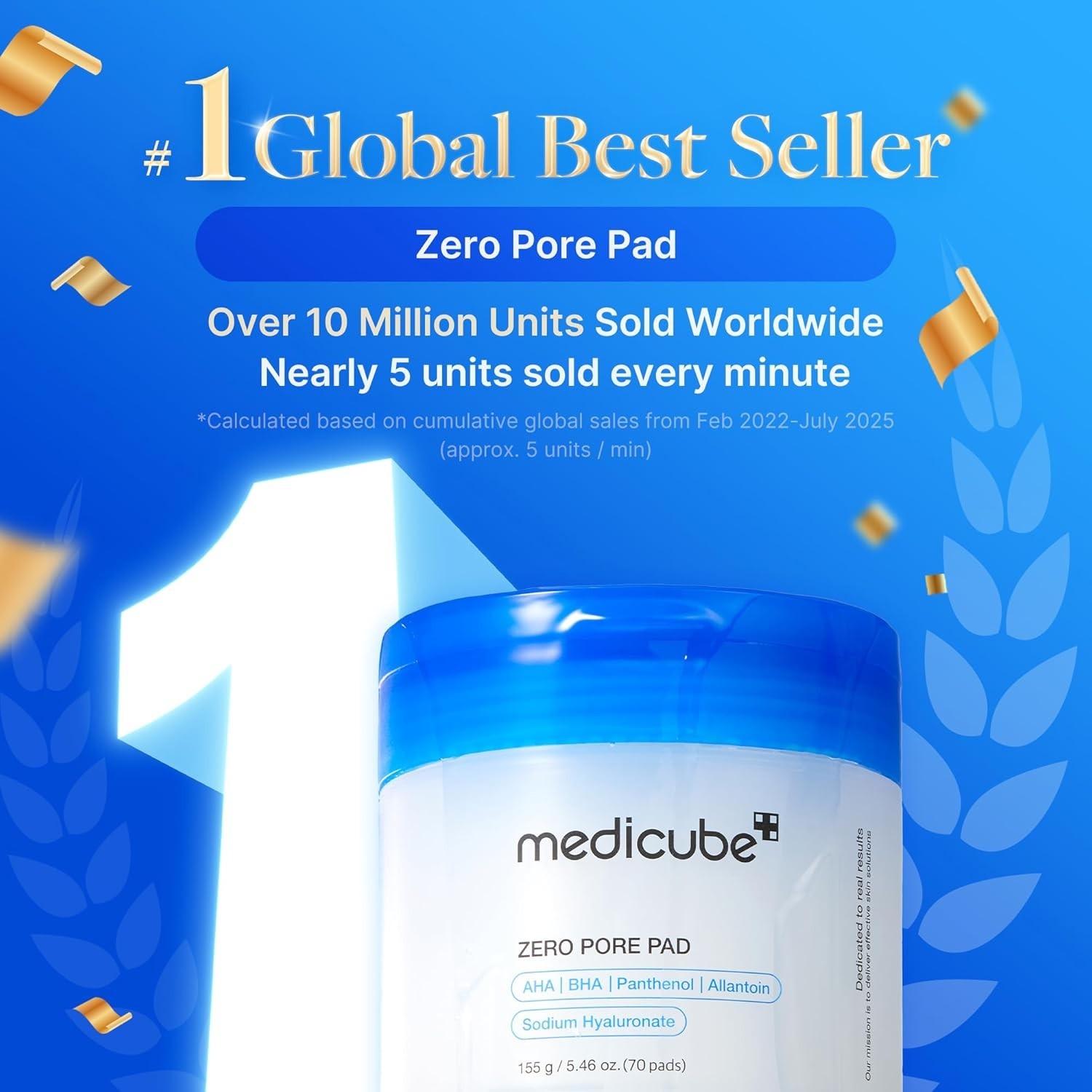 MediCube Zero Pore Pad 2.0 | Dual-Textured Exfoliating Toner Pads,Pore Refining