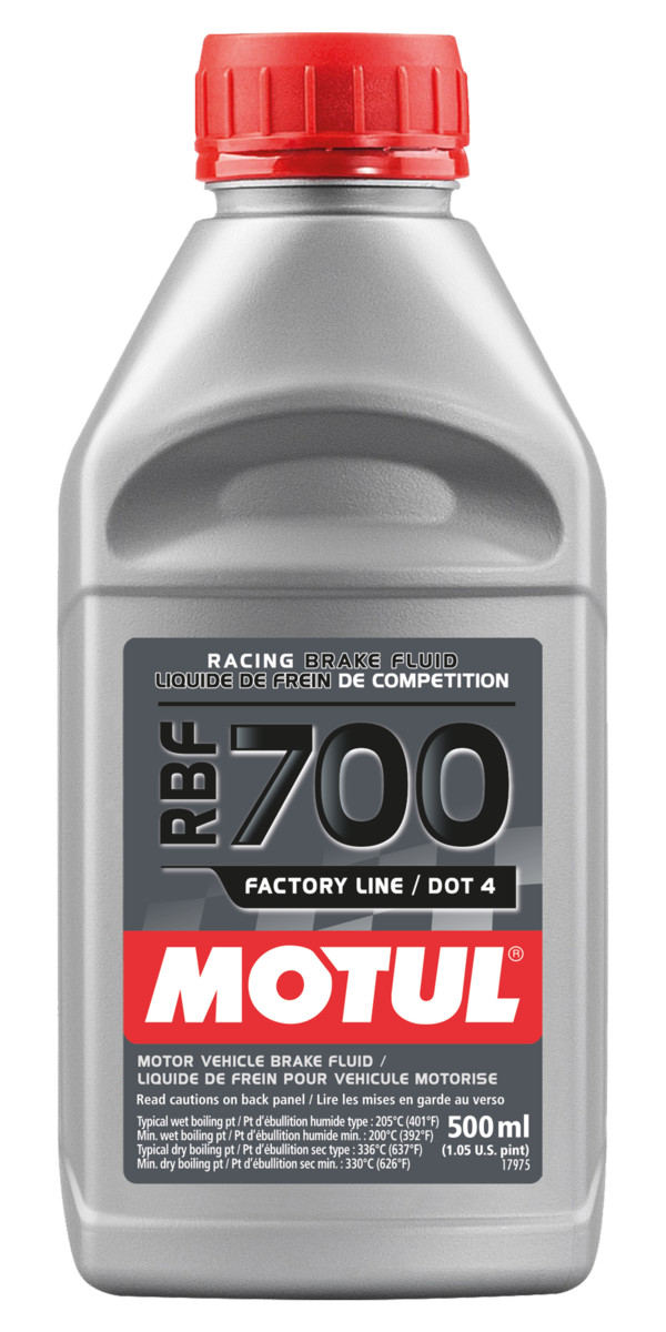 Motul RBF 700 Factory Line Synthetic DOT 4 Racing Brake Fluid 500ml - 111257