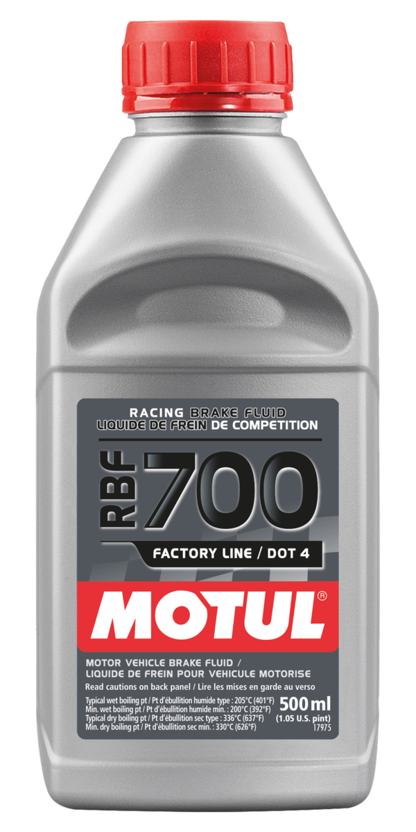 Motul RBF 700 Factory Line Synthetic DOT 4 Racing Brake Fluid 500ml - 111257