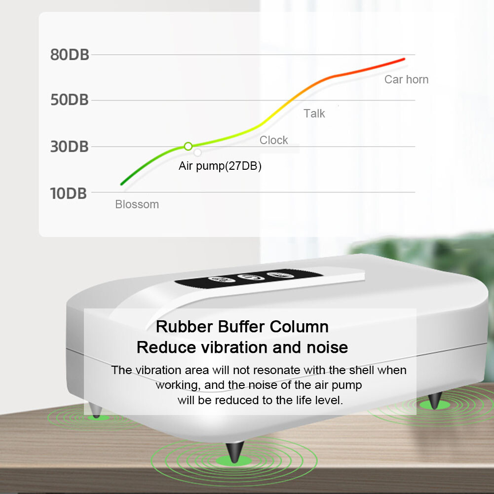 Rechargeable Portable Rechargeable Air pump aquarium fish tank Oxygen Pump New
