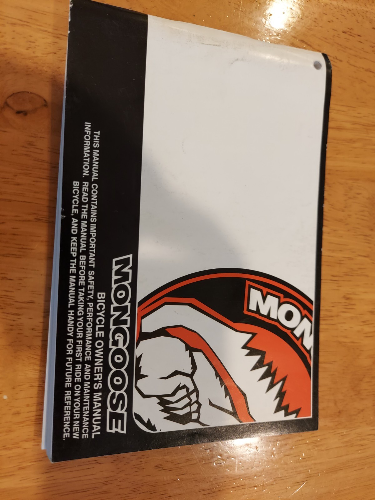 Original MONGOOSE 2007 BICYCLE OWNER'S MANUAL 112 pg. English & Spanish