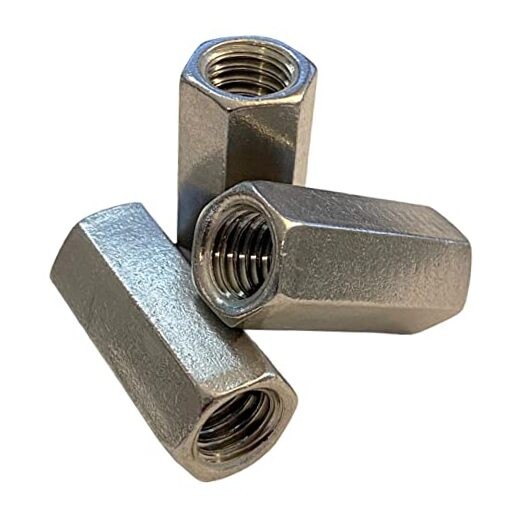 Coupling Nuts 1/2-13 x 1-1/Stainless Steel () 4