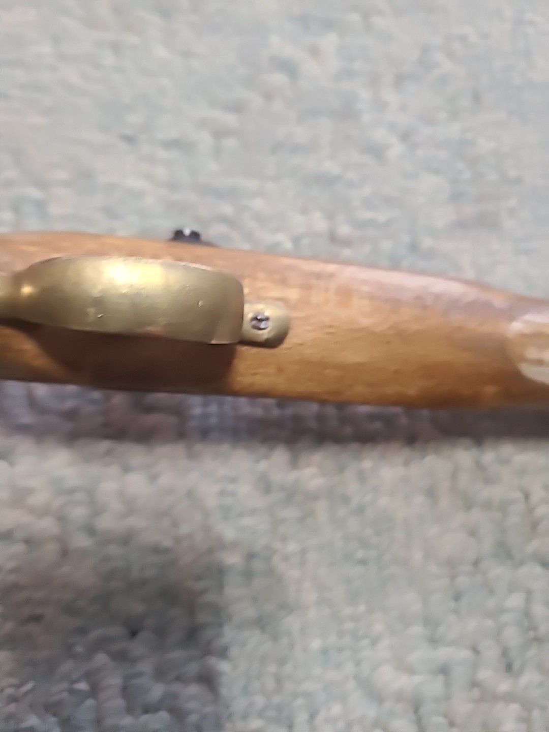 Black Powder Cva Kentucky Pistol Stock Lock Trigger Trigger Guard Thimbles