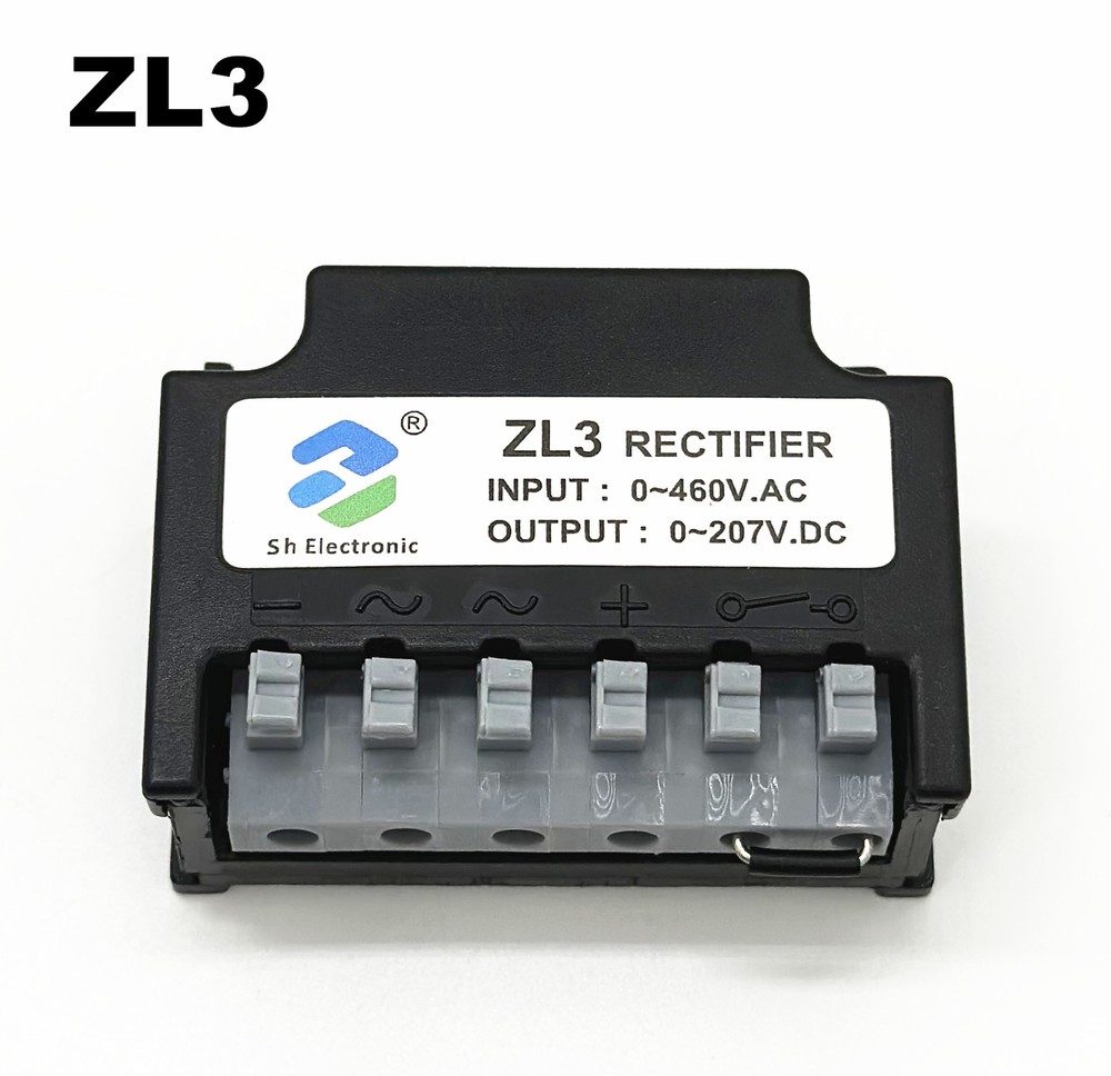 ZL3 INPUT 0~460VAC OUTPUT 0~207VDC half wave brake rectifier module