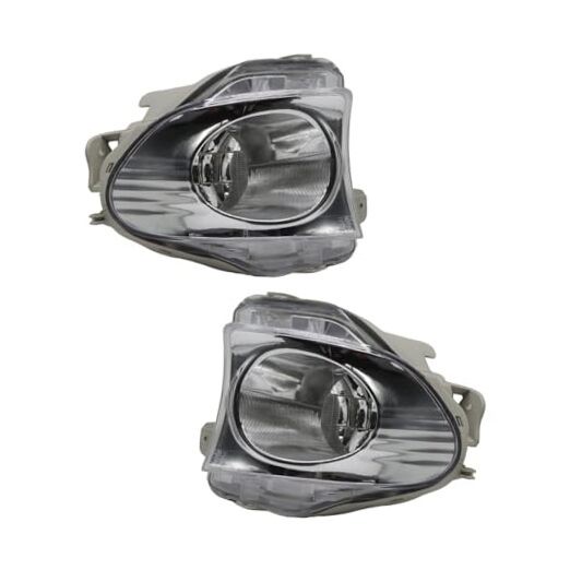 Front Fog Lights Assembly Compatible with ES350 2010 2011 2012 Pair Left &