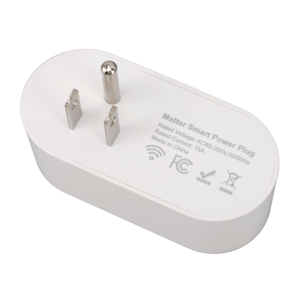 For Matter Smart Socket Mini 15A For Matter WiFi Smart Plug US Plug AC US