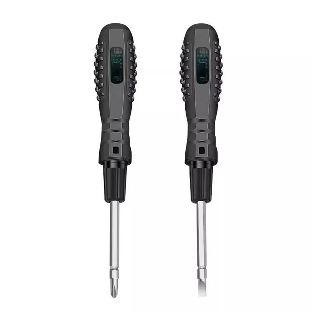 Dual Purpose Electric Tester with Screwdriver Functionality for Line Detection