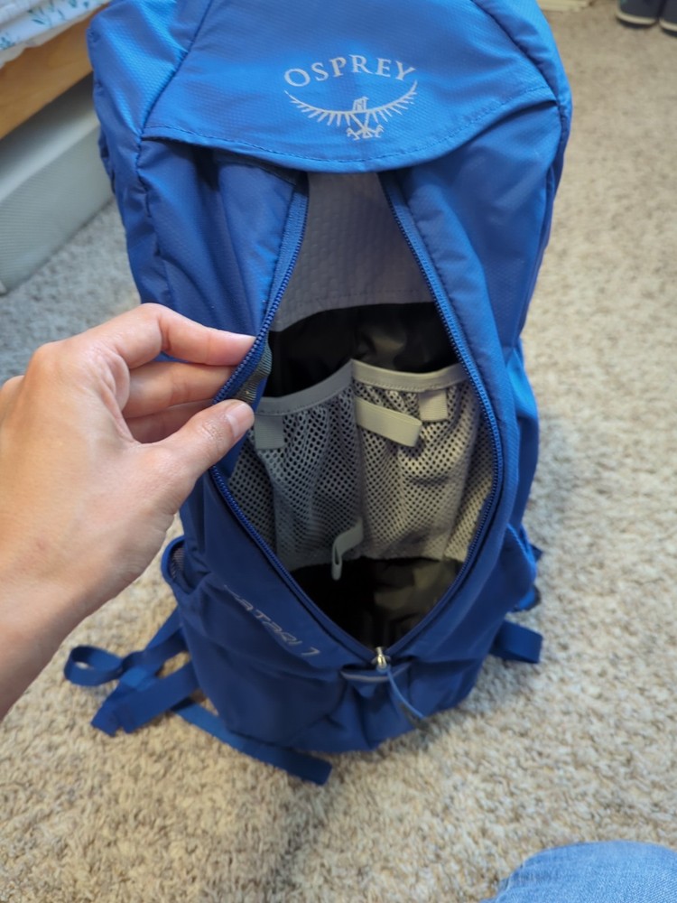 Osprey Katari 7 Hydration Pack Blue For Cycling Hiking Running Backpack