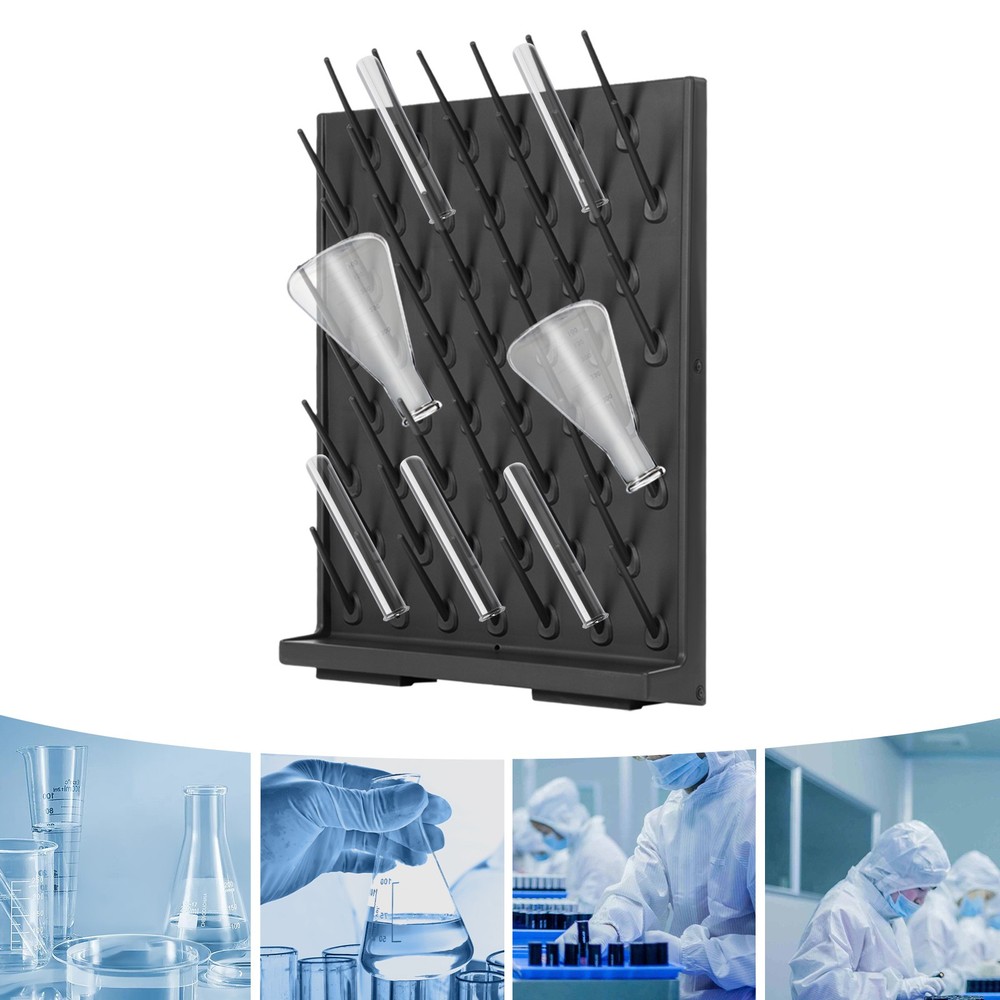 Bottle Drying Rack Lab Removable Glassware Drying Rack Lab PP Draining Rack