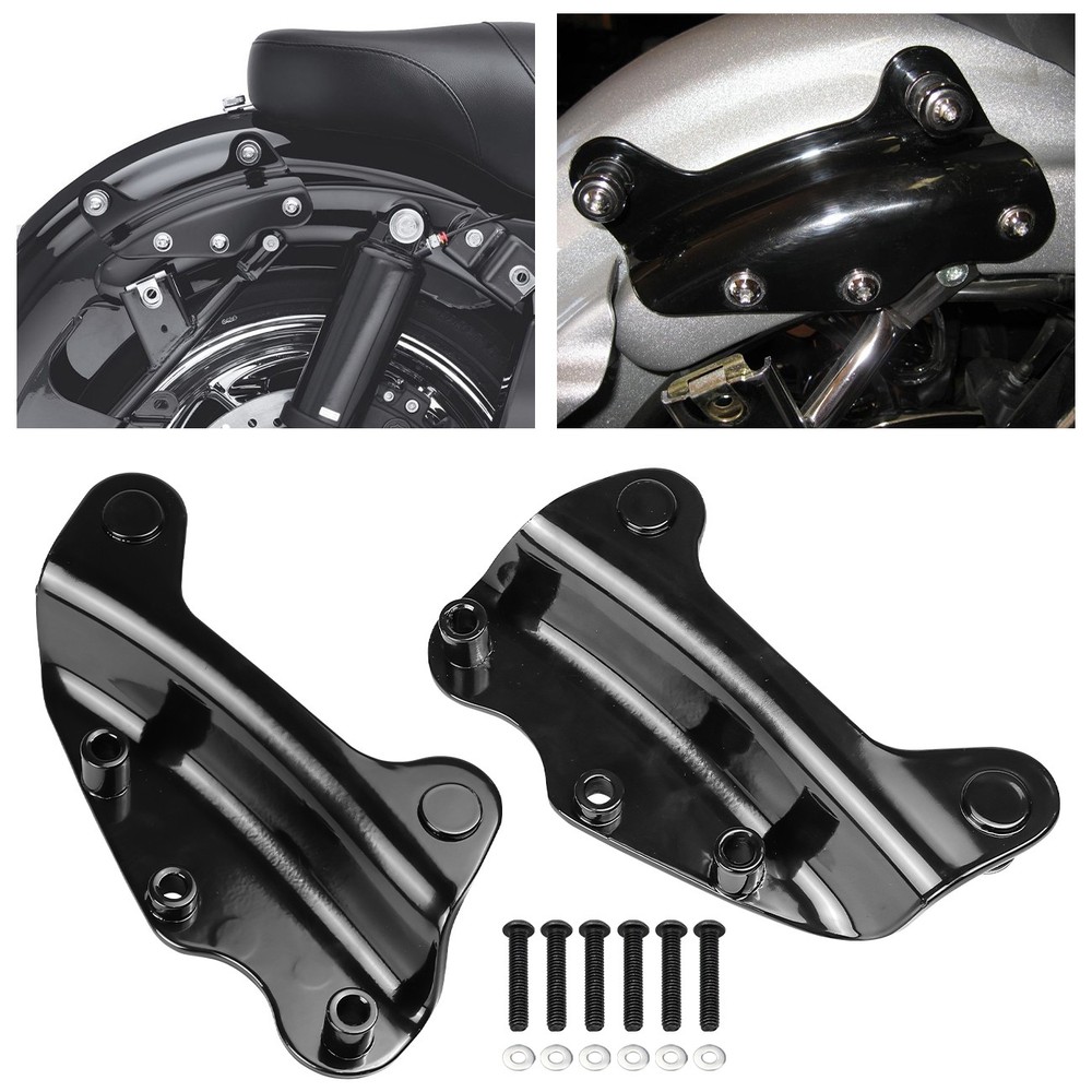 Quick Release Pack Backrest Docking Hardware Kit For Harley Electra Glide 09-13