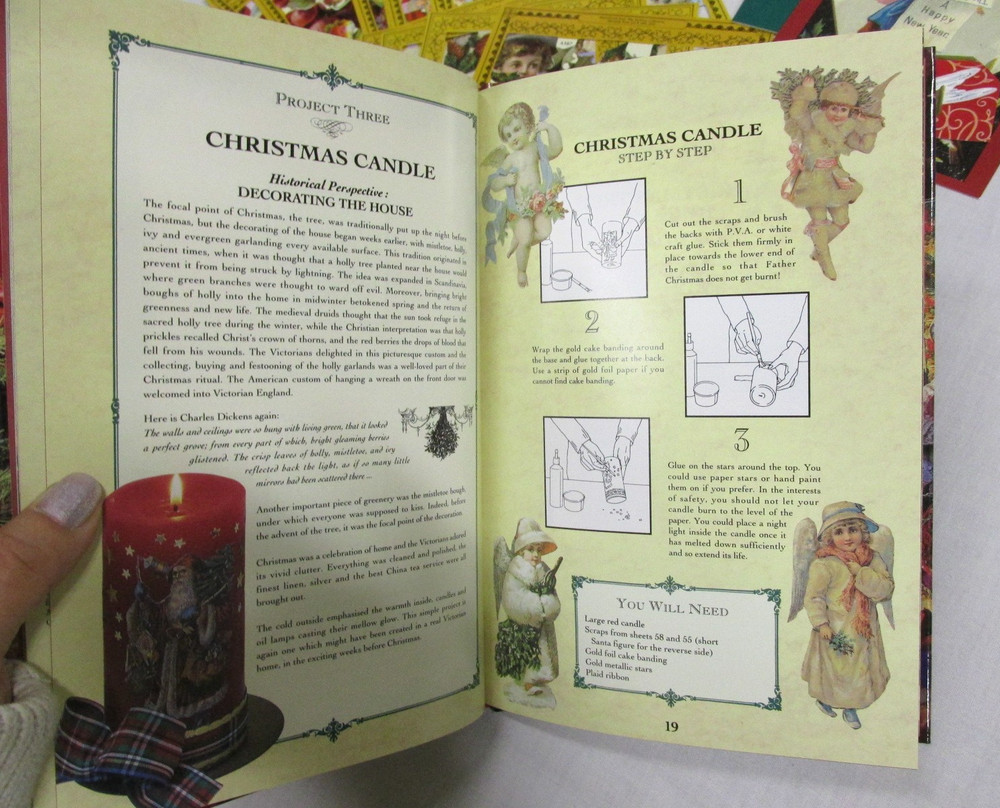 Vintage Victorian Christmas Source Book With 10 Projects