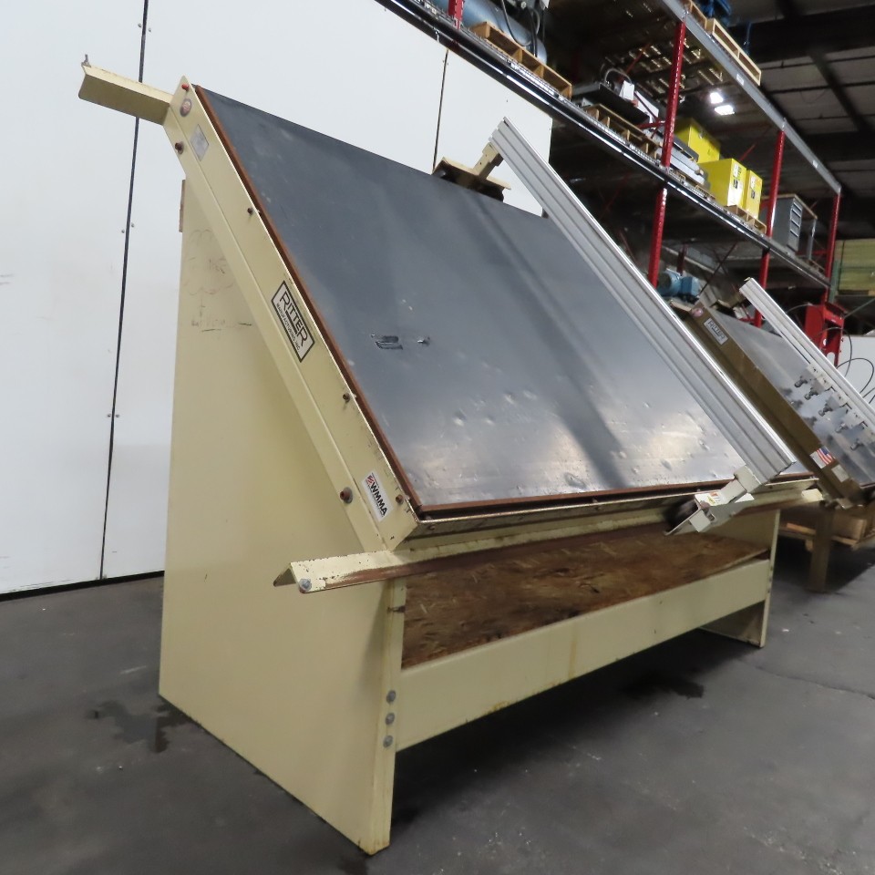 Ritter R215E/A 5' x 8' Face Frame Assembly A Frame Bare Table 45° Easel