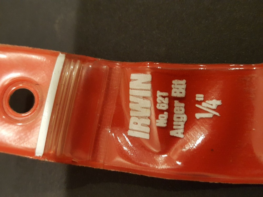 Irwin No. 62T Auger Bit 1/4" NOS