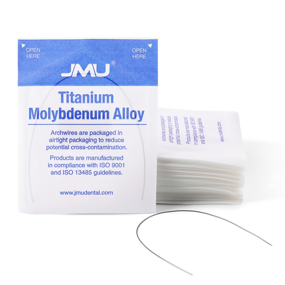 5Pack Orthodontic Ti-Mo Alloy TMA Beta Arch Wire Over-Expanded Rectangular Wires