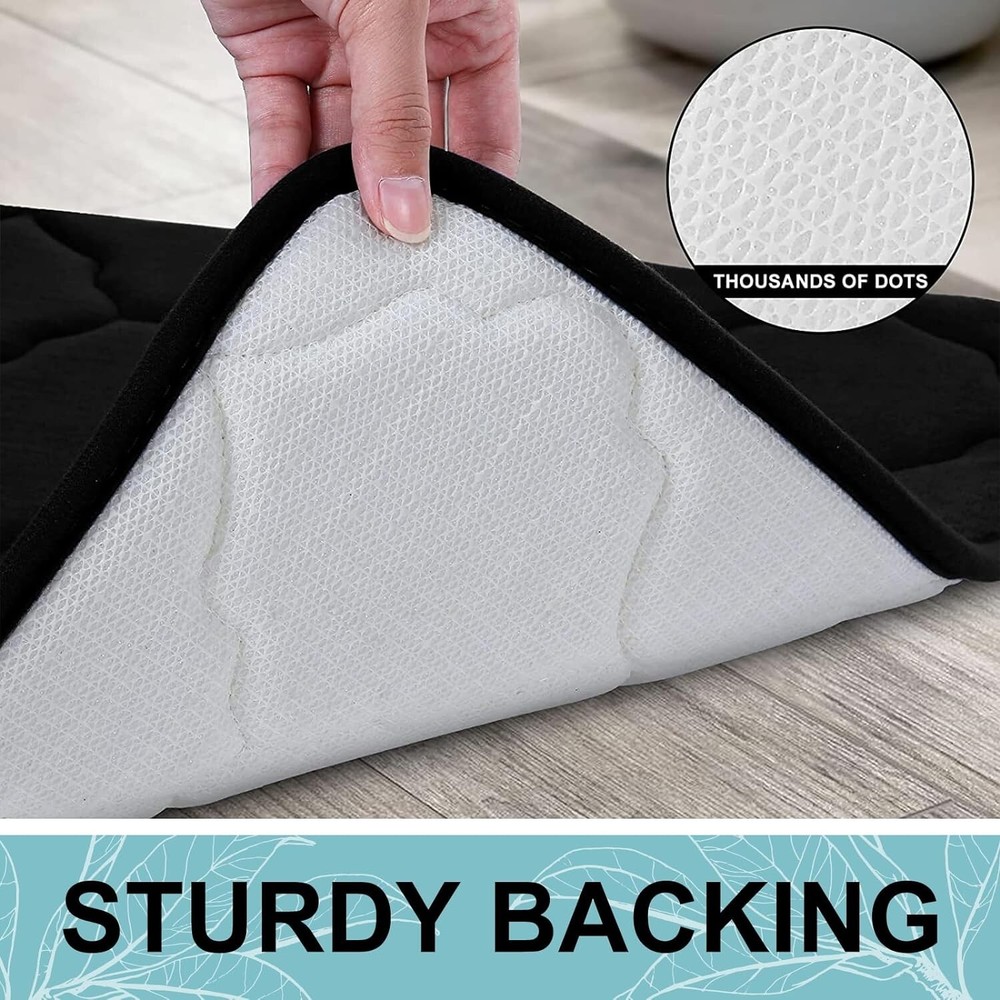 Memory Foam Bath Mat, Modernized Magic Mat Bathroom, Modernized Bath Mat,24"x16'