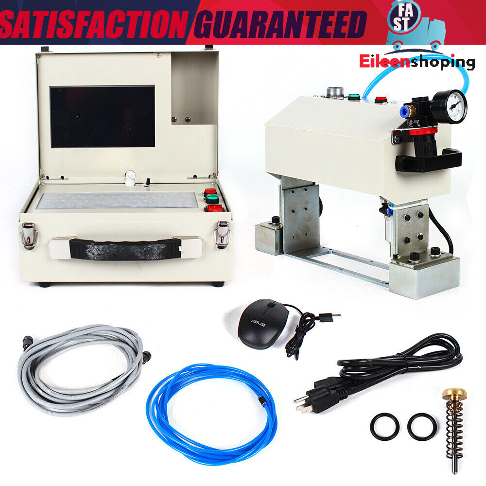 Pneumatic Dot Peen Marking Machine Chassis Number VIN Code Maker Engraving